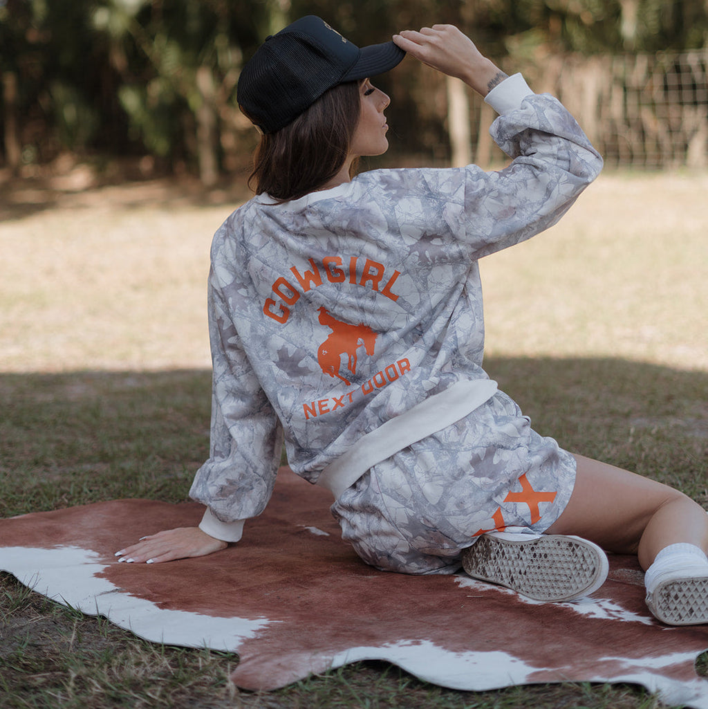 Cowgirl Camo Crewneck