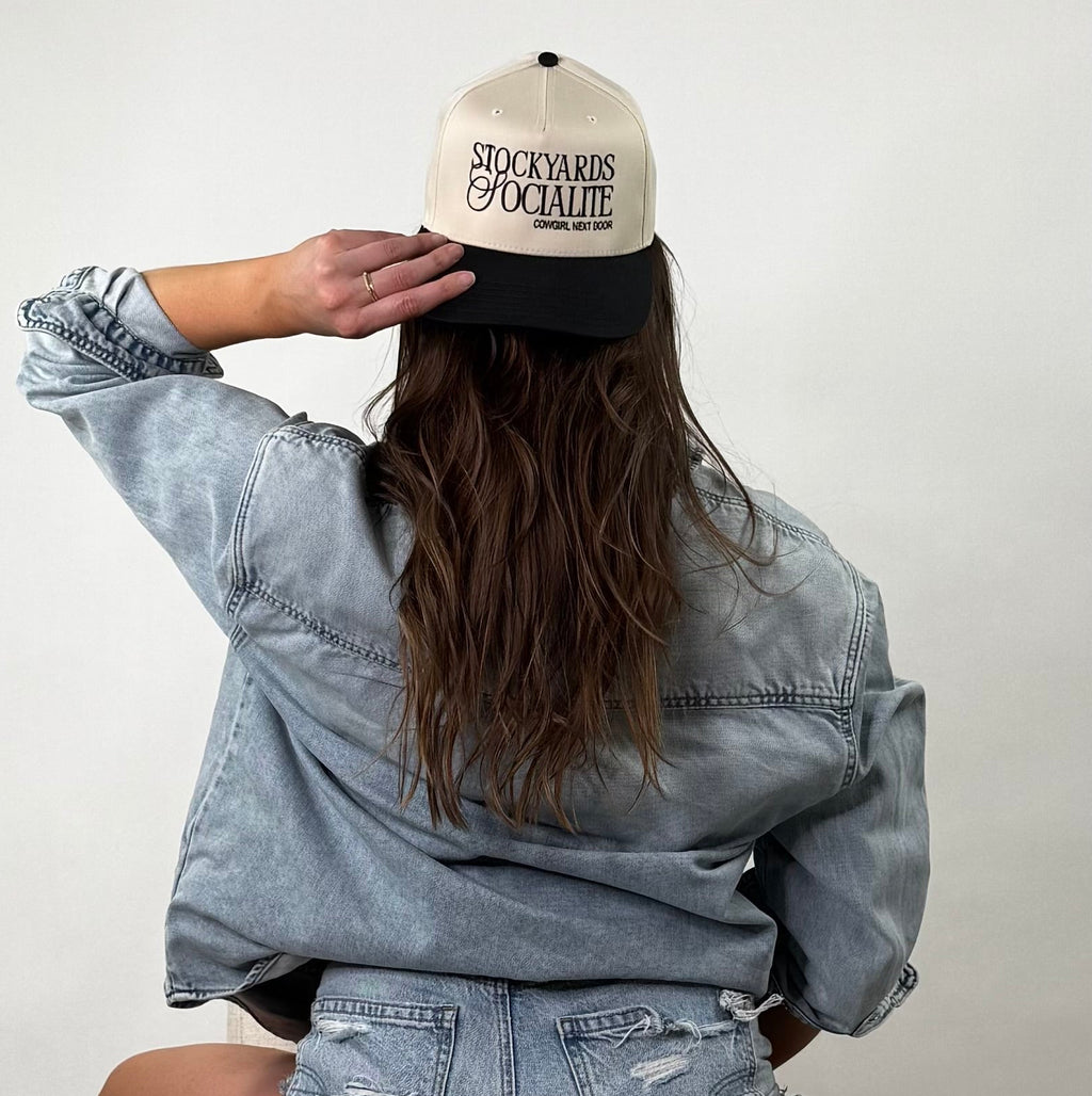 STOCKYARDS SOCIALITE Snapback - Black