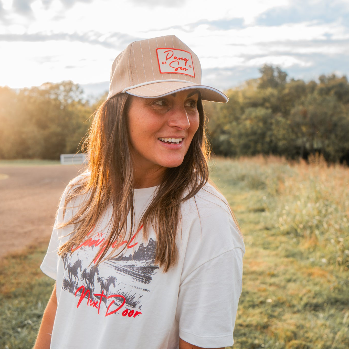 DANG SON Pinstripe Snapback