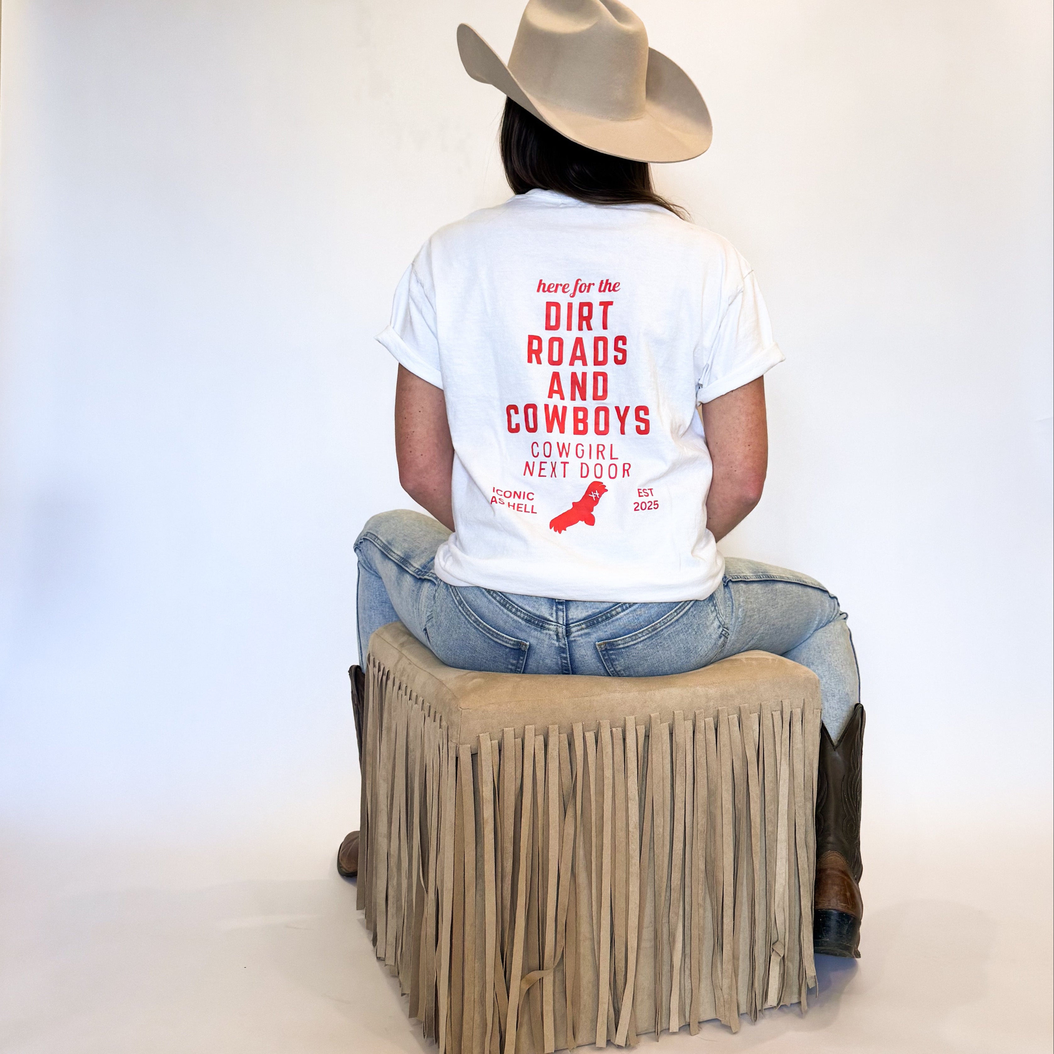 DIRT ROADS + COWBOYS Tee